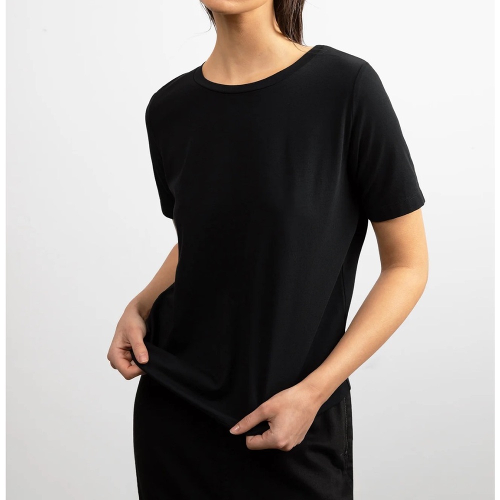 Oak + Fort Core Black Tshirt